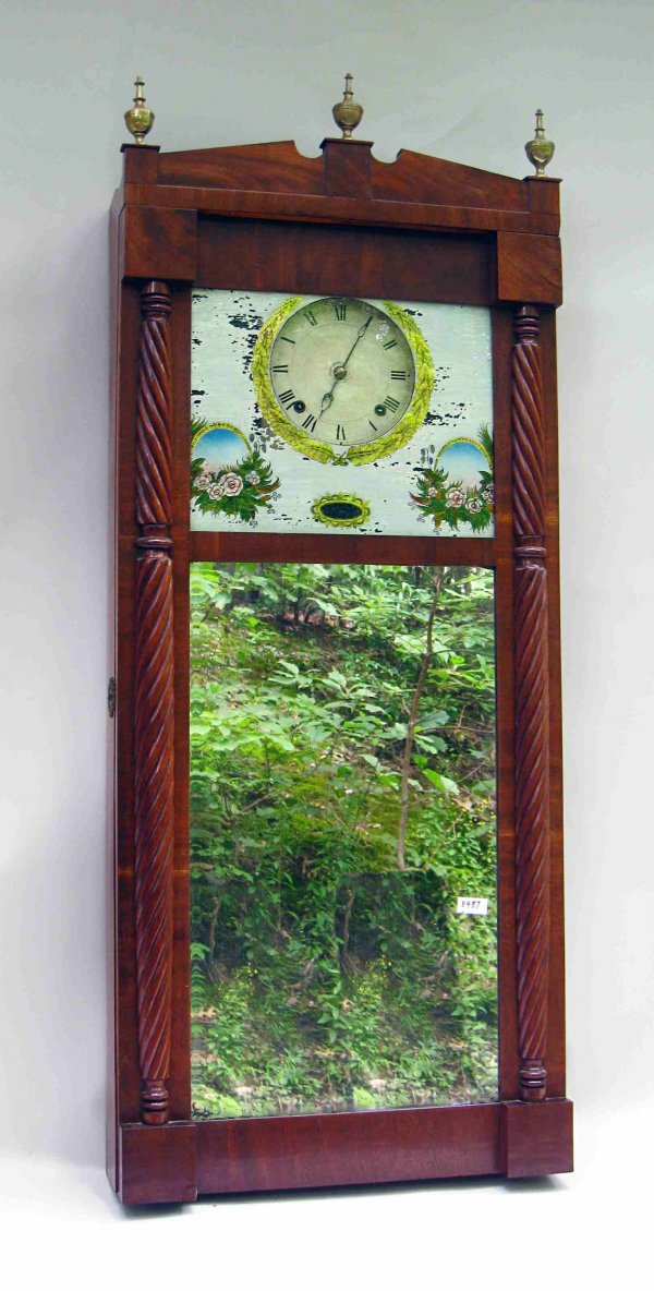 “Looking glass” clock by Joseph Ives