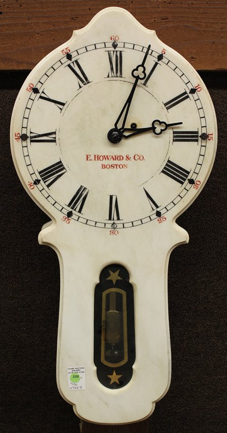E. Howard & Co. No. 28 marble faced wall clock,  19th c