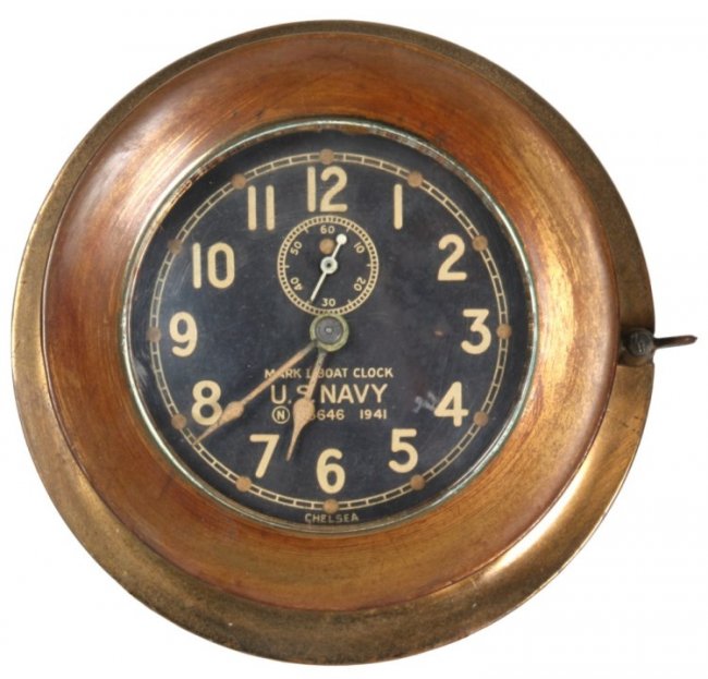 Chelsea U.S. Navy Mark I Boat Clock