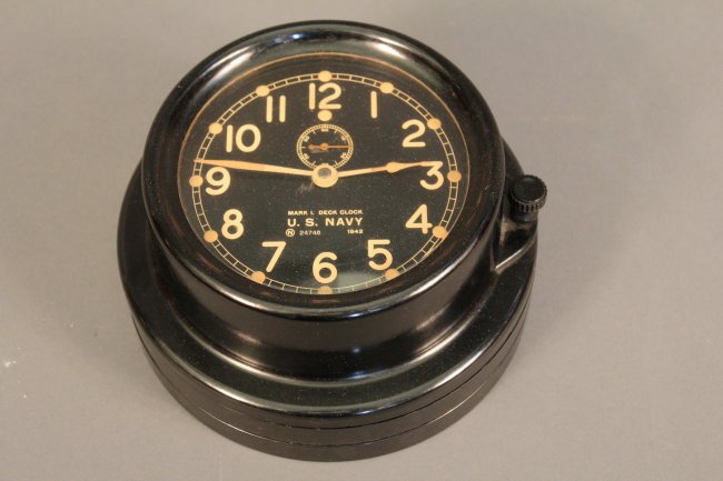 U.S. Navy Chelsea Mark 1 deck clock