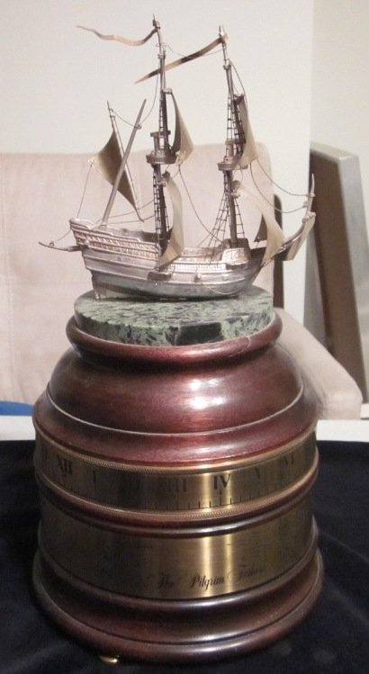 Boehm Bisque “Mayflower Clock” Serial 171 England