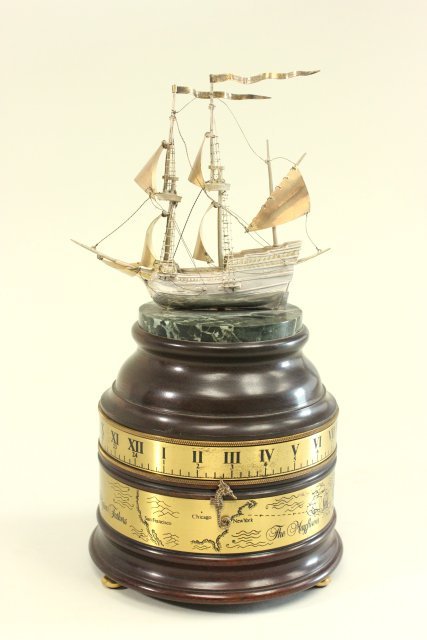 Boehm Mayflower Rotary Clock