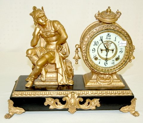 Ansonia “Mercury” Statue Clock