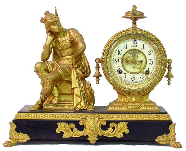 Mercury by Ansonia Fancy Shelf or Mantel Timepiec