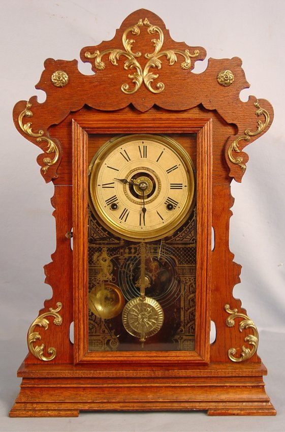 Seth Thomas Metal Series Clock, 23in. T, 15in. W