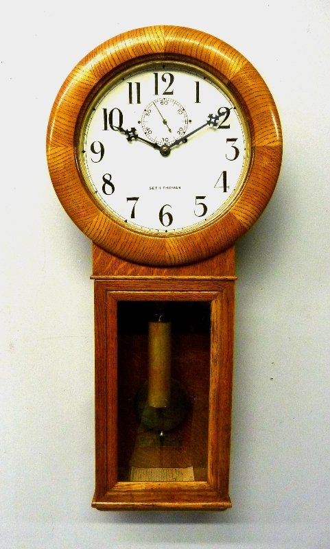 Signed “Seth Thomas”  No. 2 Regulator with Metal Dial,
