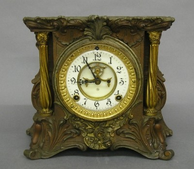 Ansonia Minerva shelf clock