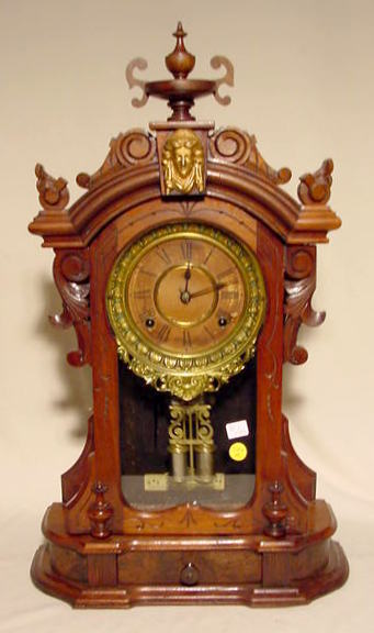 Ansonia Monarch Parlor Clock in Walnut  NR