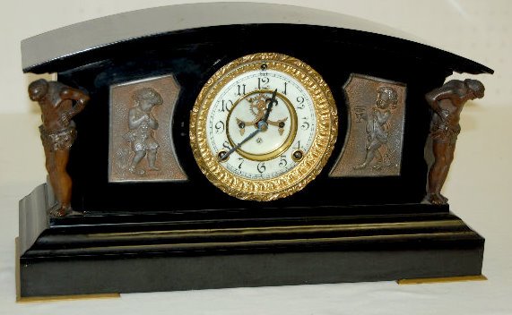Ansonia “Monterey” Iron Case Clock