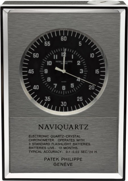 Patek Philippe Series E 1200 Naviquartz Clock, c