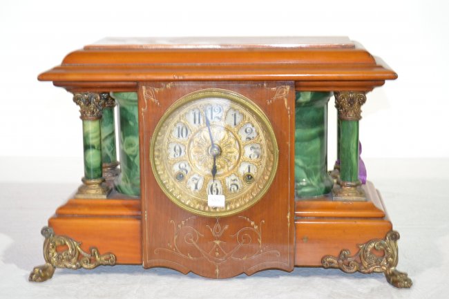 SETH THOMAS 8-DAY “SUCILLE” MANTLE CLOCK WITH