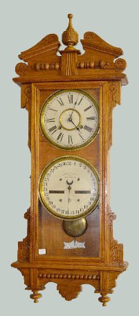 Waterbury Double Dial Calendar No. 33 Clock