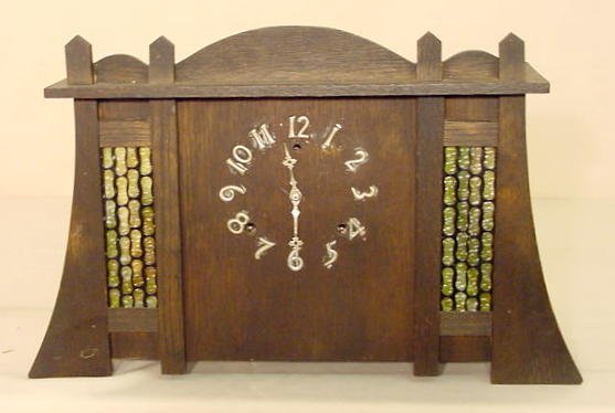Gilbert Normandy Chimes Mission Oak Clock NR