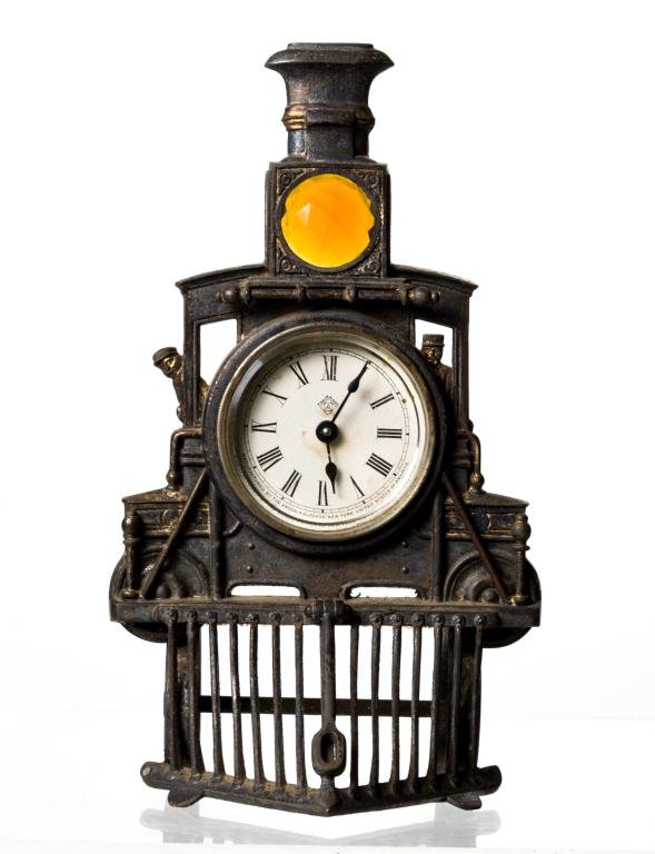 1878 LOCOMOTIVE FORM ANSONIA NOVELTY NO. 44 CLOCK