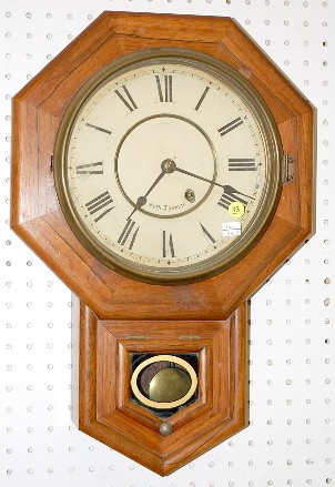 Seth Thomas Rosewood Octagon Short Drop Clock