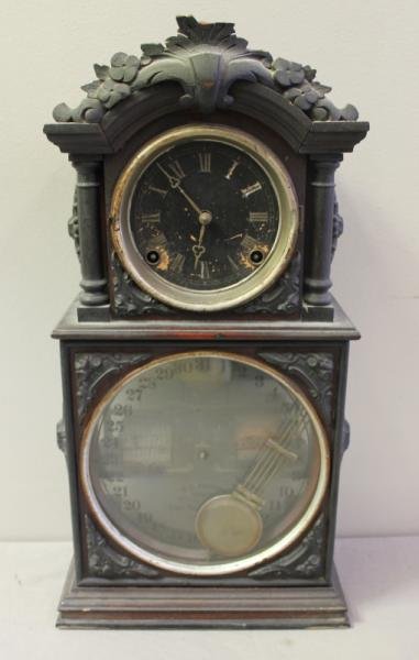 Rare Antique Ithaca 3 1/2 Parlor Clock.