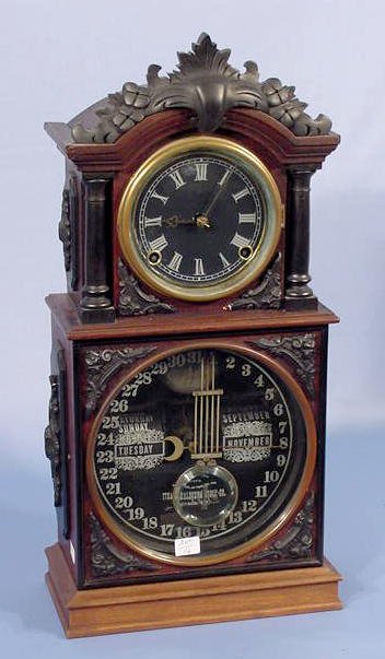 Ithaca No 3 1/2 Parlor Clock Offset Pendulum NR