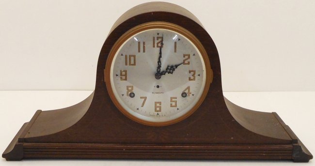 Seth Thomas ‘plymouth’ Tambour Shelf Clock-ClockPrices.Com