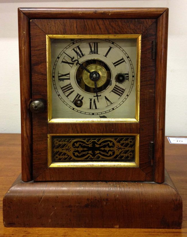 Seth Thomas Plymouth Hollow Shelf Clock-ClockPrices.Com