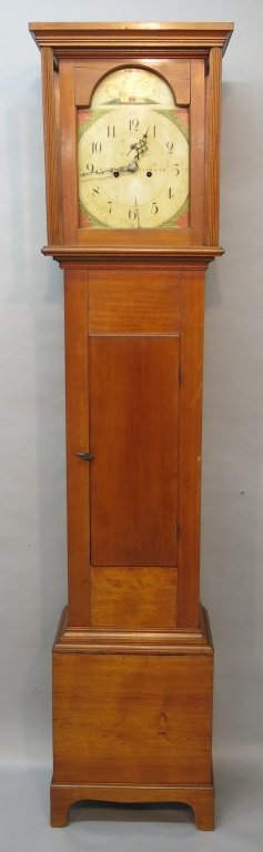 SETH THOMAS, PLYMOUTH CHERRY CASED TALLCLOCK