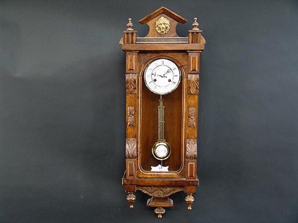 JUNGHANS RA ANTIQUE BOX REGULATOR CLOCK