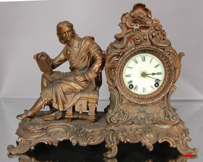Ansonia Figural Mantel Clock