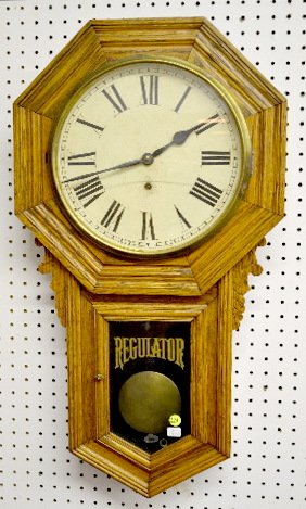 Antique Ansonia “regulator B” Oak Wall Clock Price Guide