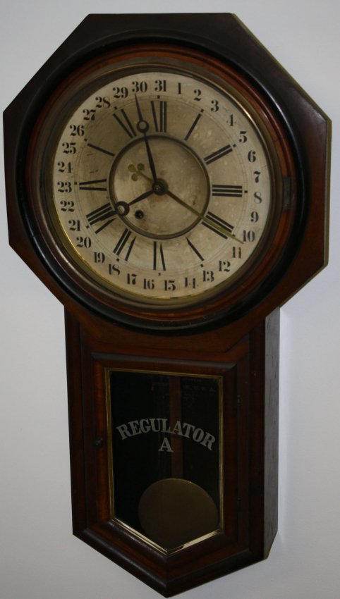 Ansonia Regulator A calendar dial wall clock in