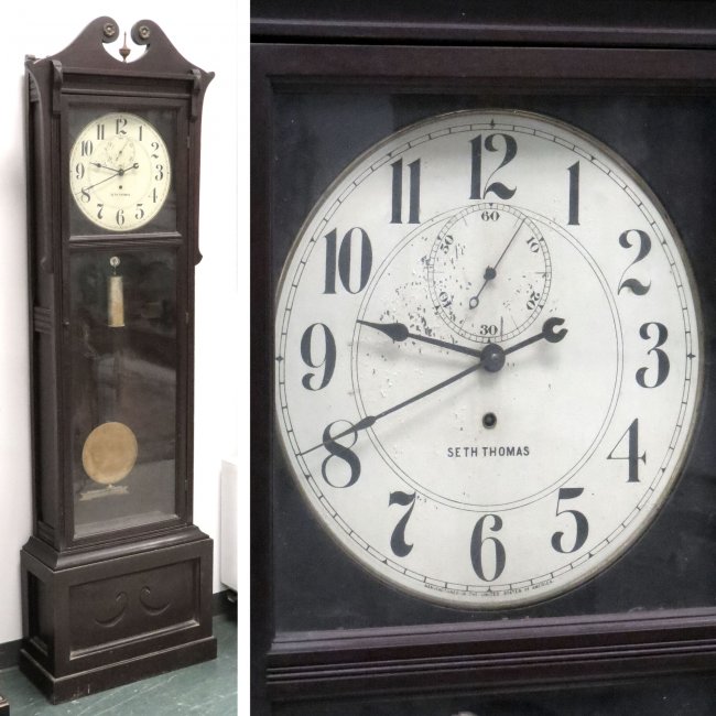 VINTAGE SETH THOMAS WALNUT REGULATOR NO. 20