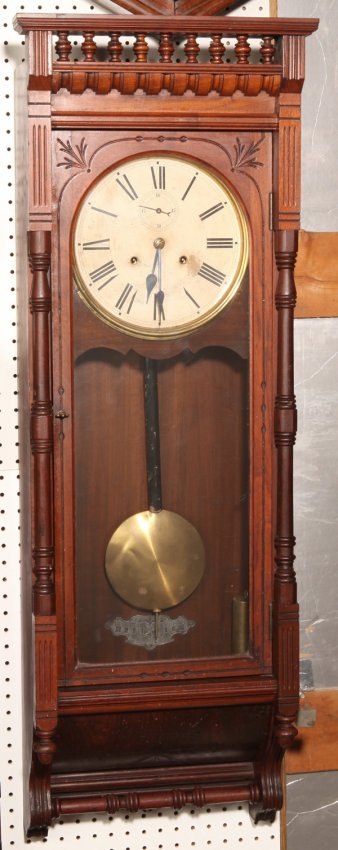 ANSONIA JEWELERS REGULATOR SANTA FE HANGING CLOCK