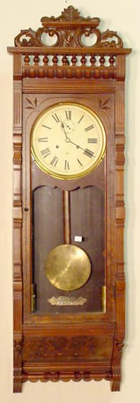 Ansonia “Santa Fe” 2 Weight Hanging Clock NR
