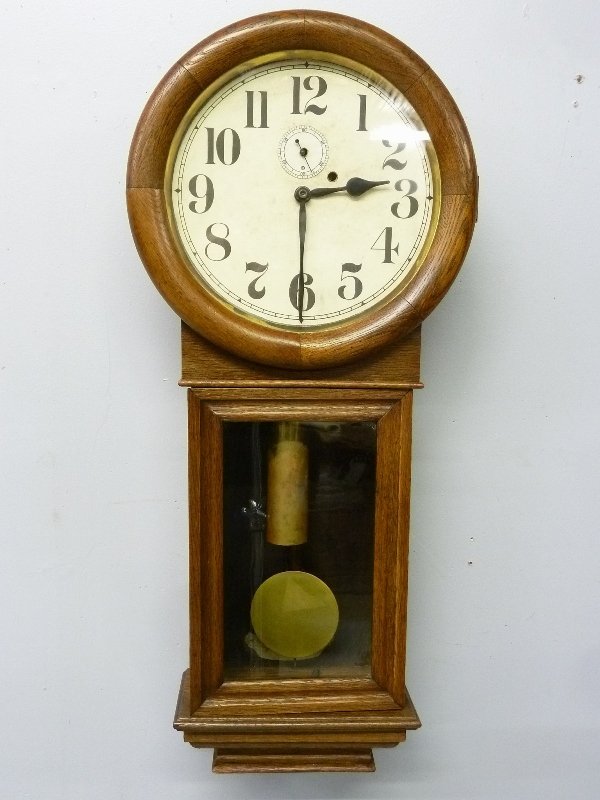 Signed “Seth Thomas”  No. 2 Regulator,  1/4 Cut Oak