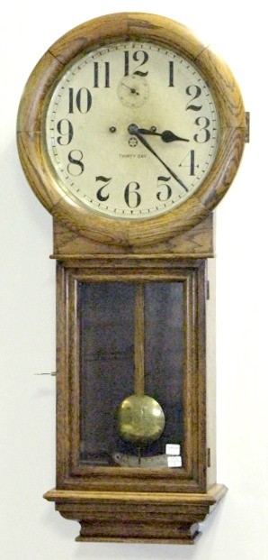 New Haven 30 Day Saturn Wall Clock