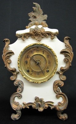 Ansonia “Seine” Iron Case Clock