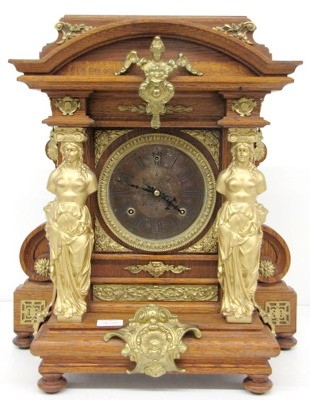 Antique Ansonia “Senator” Oak Clock