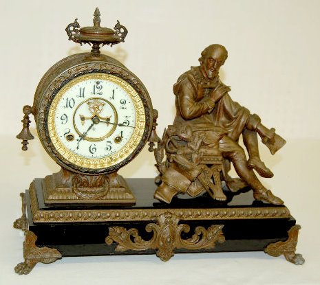 Ansonia “Shakespeare” Statue Clock
