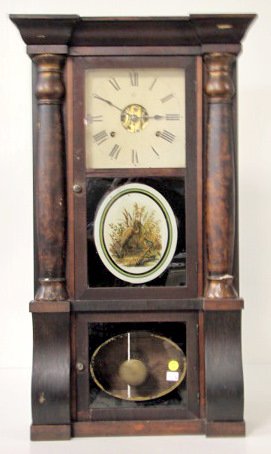 Seth Thomas Shell Column Shelf Clock