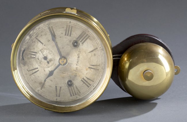 Seth Thomas Ship’s Clock with Bell