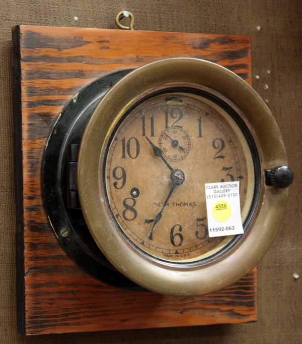 Early 20th century Seth Thomas ship’s bell clock
