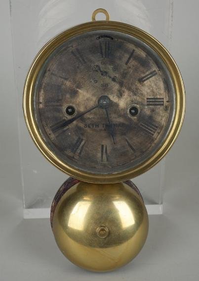 Seth Thomas brass ship’s bell clock dated 1879