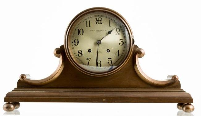 CHELSEA SHIP’S BELL IN BRONZE TAMBOUR CASE