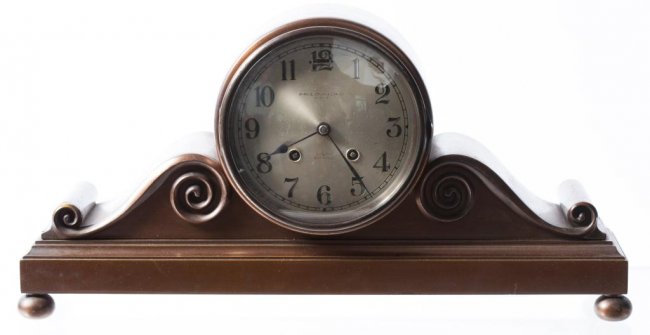 Bronze Chelsea Ship’s Bell Tambour Clock