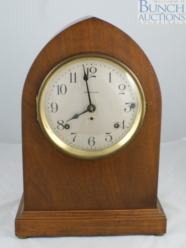 Seth Thomas Sonora Chime mahogany mantel clock,