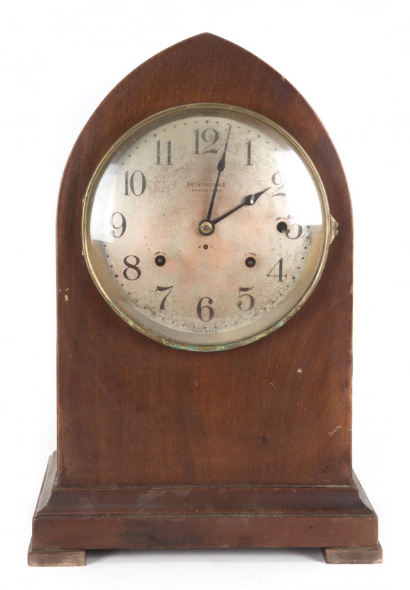Seth Thomas mahogany steeple Sonora chime clock