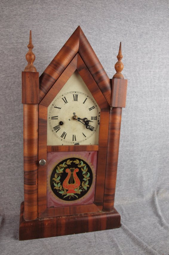 New Haven steeple clock, 20 1/2″