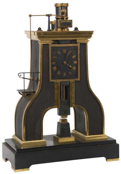 French Industrial Steam Hammer Clock