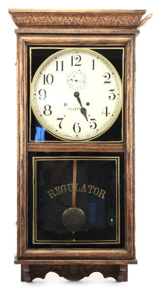 WATERBURY STORK STORE REGULATOR WALL CLOCK