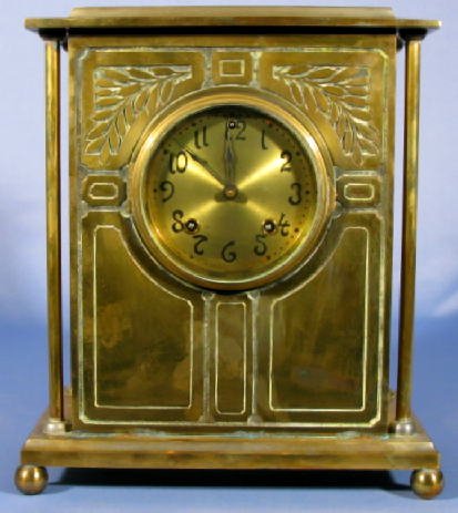 Ansonia Sussex Brass Mantle Clock