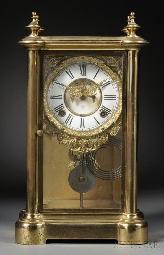 Ansonia “Symbol” Crystal Regulator, Brooklyn, New