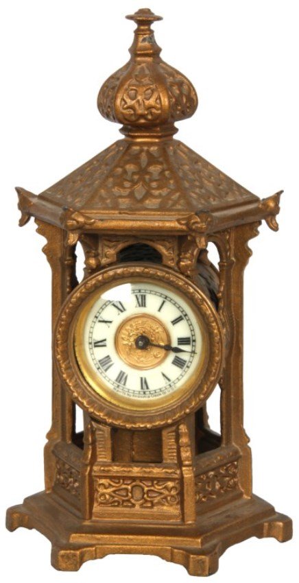 Ansonia Novelty Clock  Temple